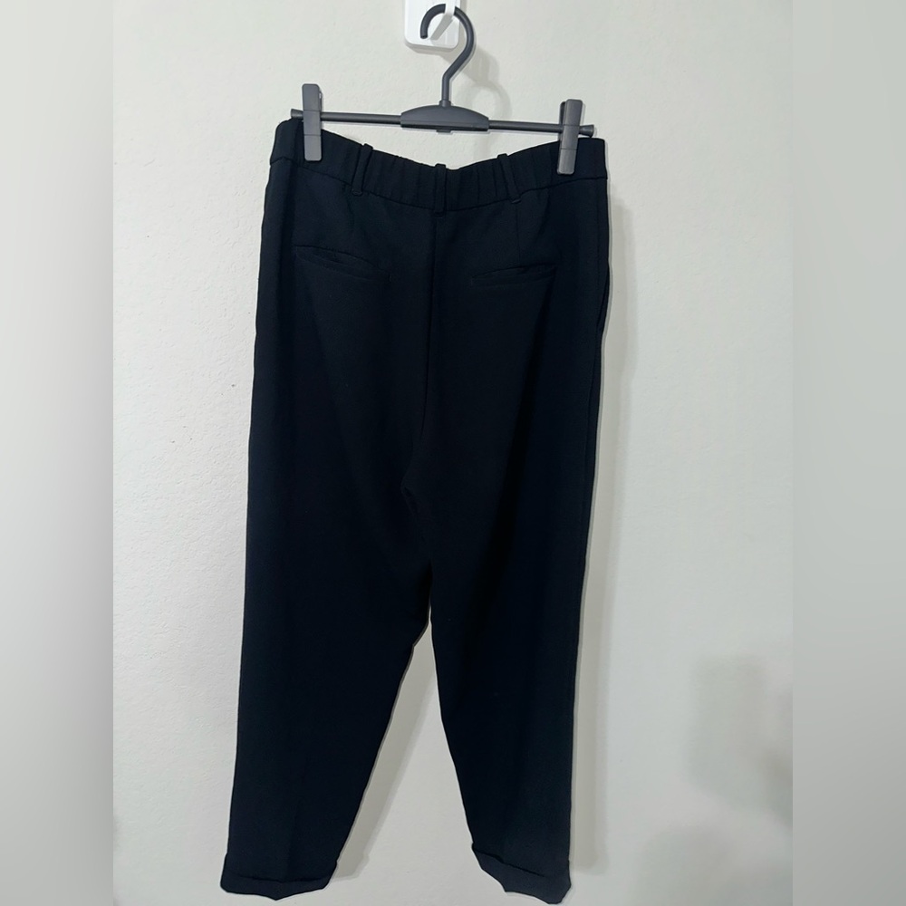 Wilfred Black Cuffed High Waisted Trouser Size 12 - Picture 2 of 6
